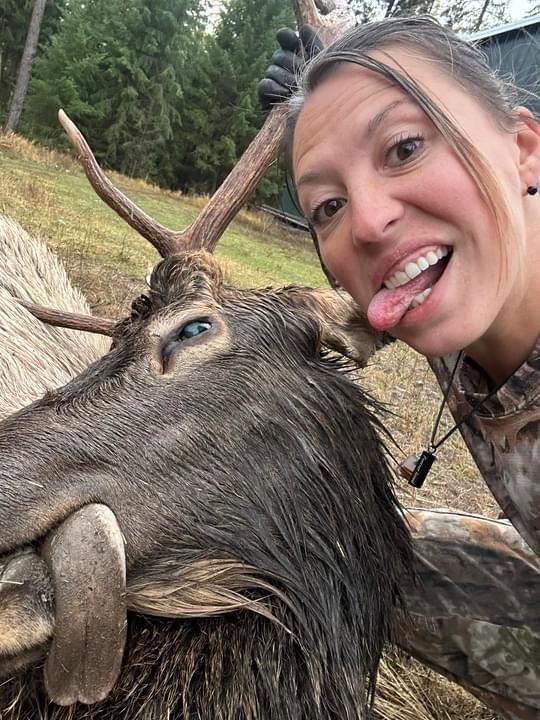 My 4 year old daughter and I got my first elk!!
