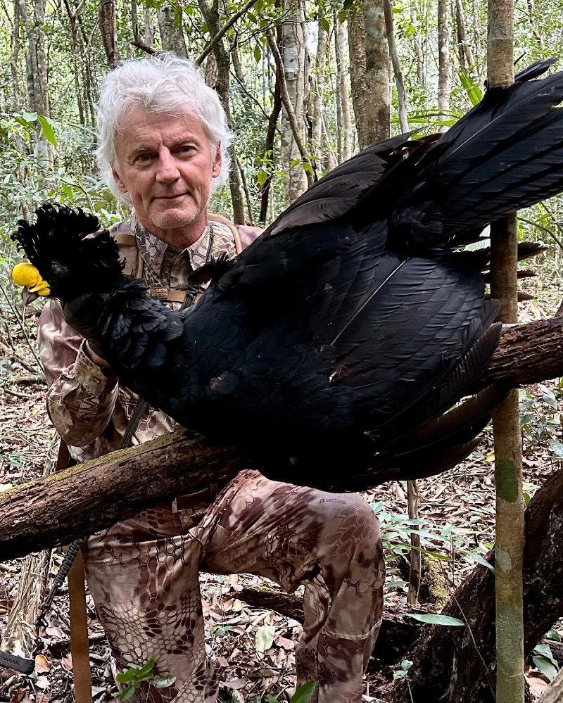 The Great Curassow found in the jungle on the Yucatán Peninsula of Mexico!