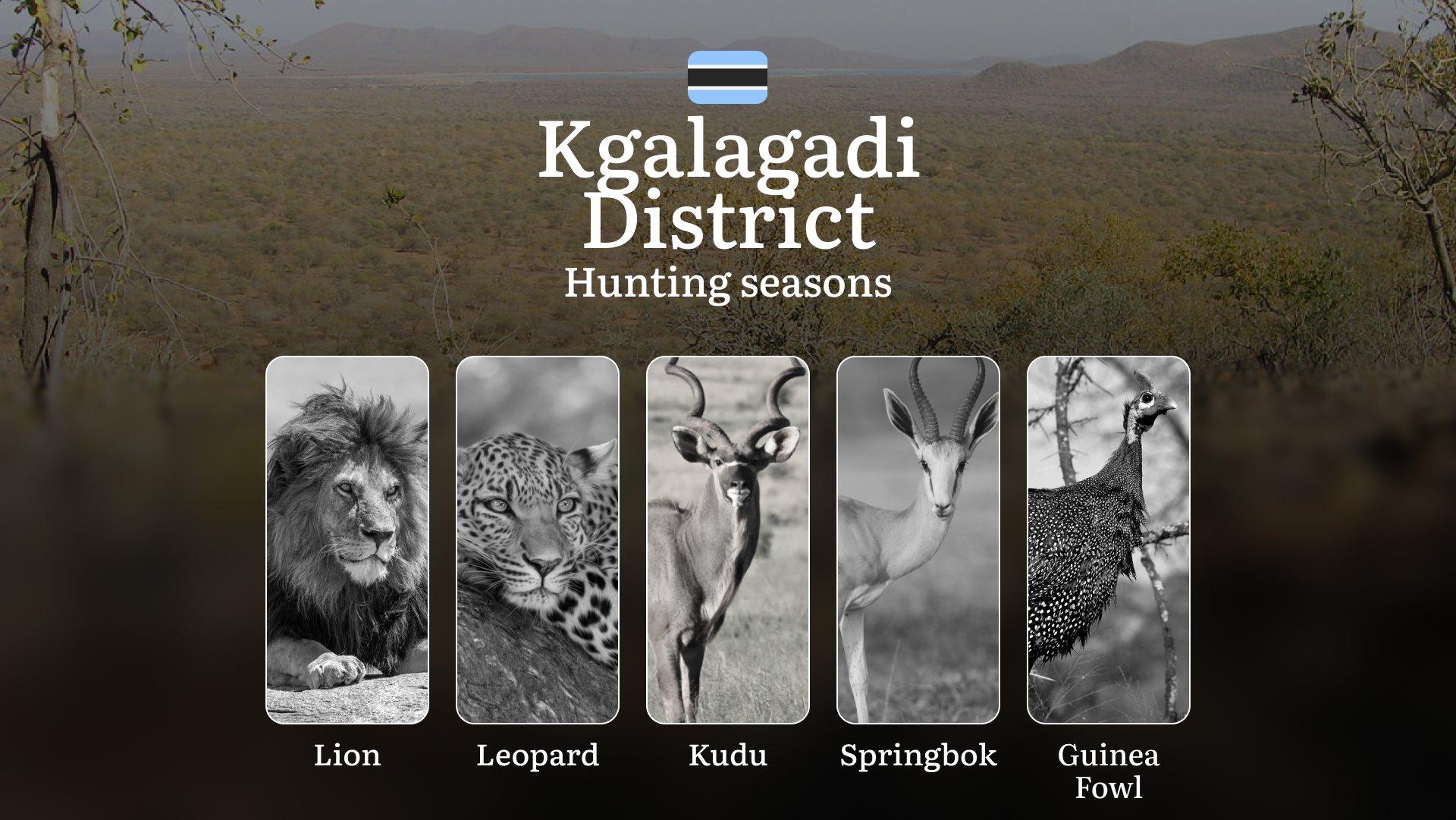 Kgalagadi District: Authorized Game Seasons, Rules, Access Regulations, Penalties for Violations, Preparation Timeline, and Equipment Checklist