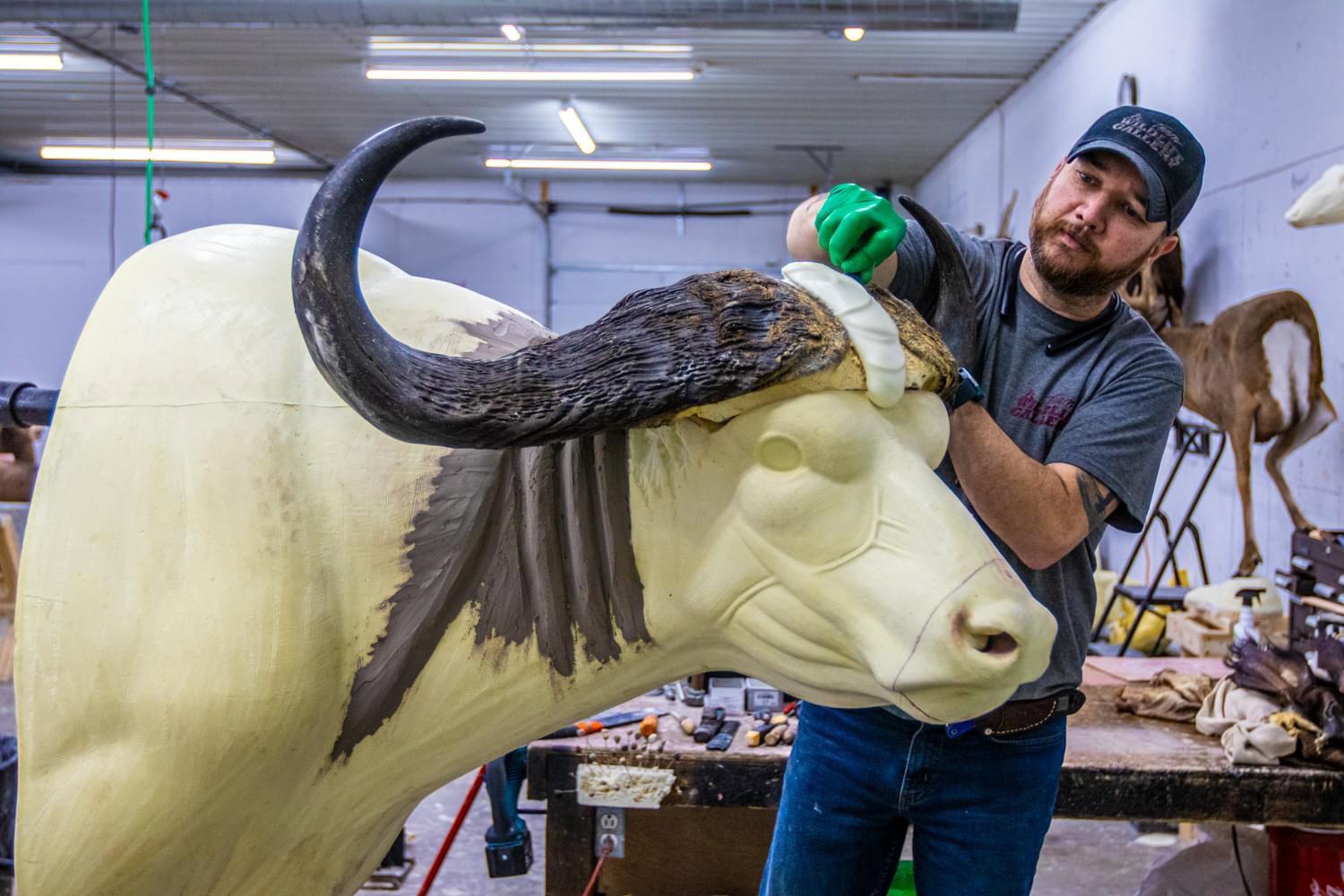 A few of our taxidermy artists at work!