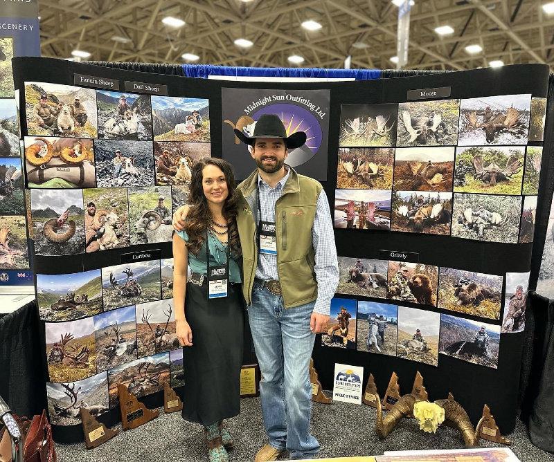 Midnight Sun Outfitting attended three shows this winter—Dallas Safari Club, WSF Sheep Show and Safari Club International.