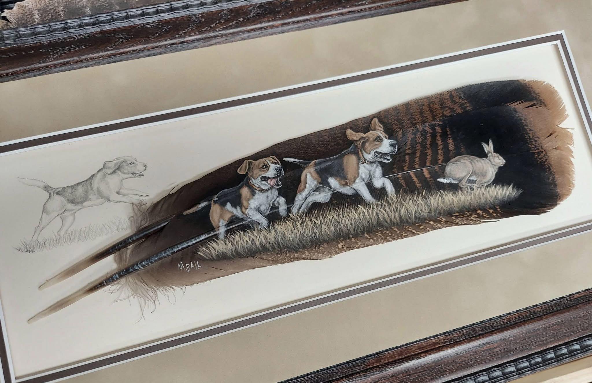 One month from today we will be setting up our booth in Nashville at the NWTF Convention!!🦃 Just finishing some new pieces to take along to have both the originals and prints😊 I think it's time to get some new pencils for drawing my remarques🤦‍♀️😅