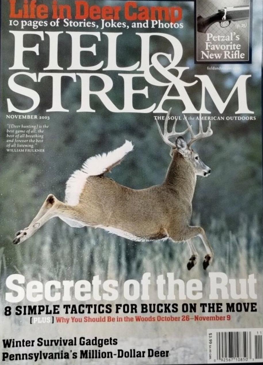 ‘Field and Stream’ has been the preeminent American outdoors publication for over a century with a current monthly circulation exceeding 1,000,000.