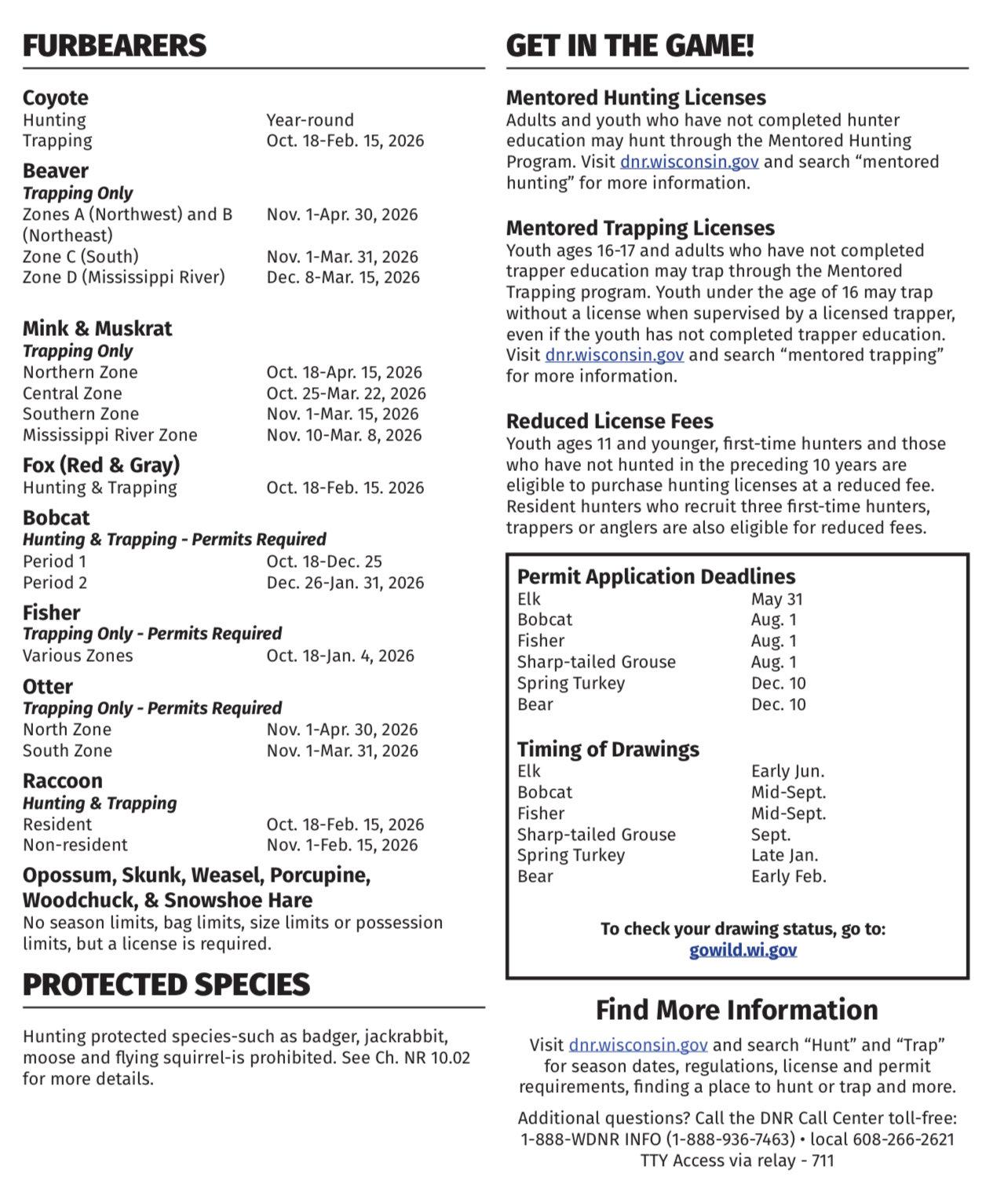 Hunting Seasons in Wisconsin 2025: Big Game and Small Game, Licenses, and Regulations Guide