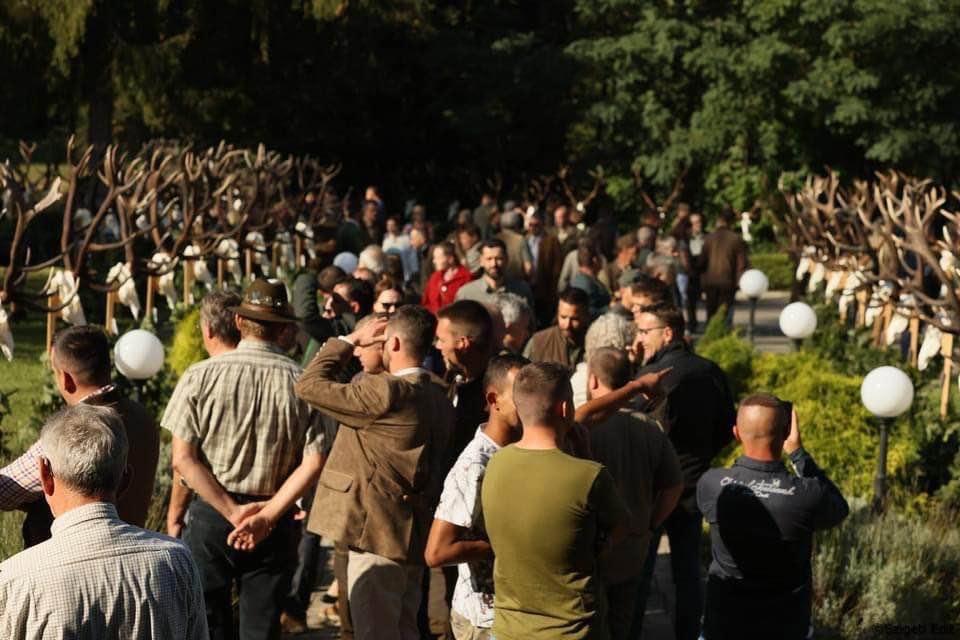 Trophy presentation at the governmental forest company in Somogy county , Hungary .