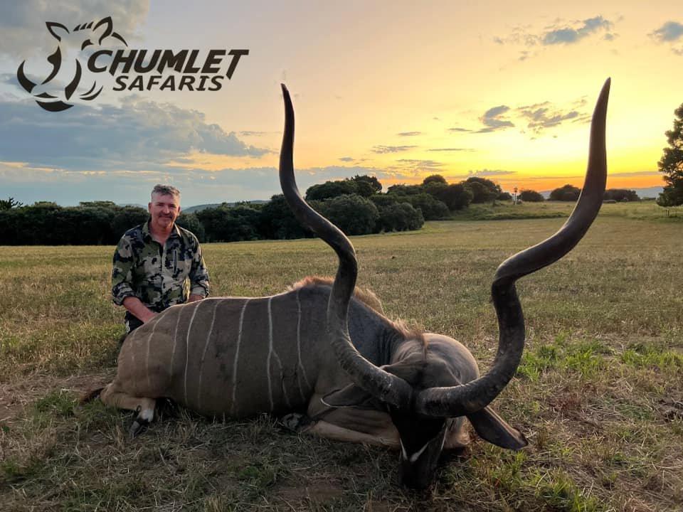 Another monster freerange cattle ranch kudu bull for Ross from Australia!