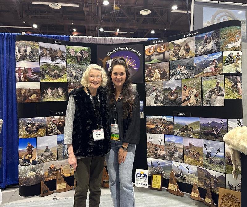 Midnight Sun Outfitting attended three shows this winter—Dallas Safari Club, WSF Sheep Show and Safari Club International.