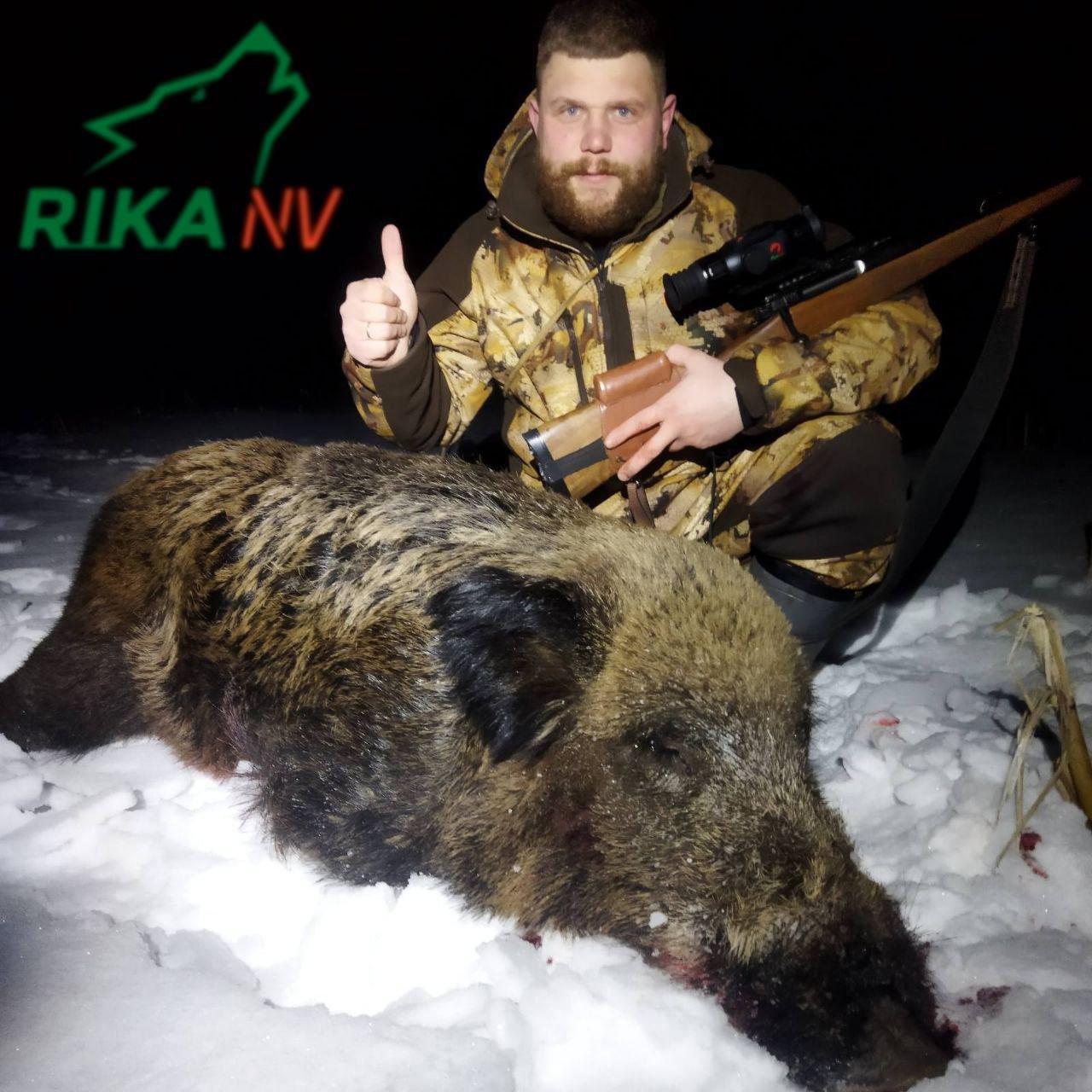 Dok je Dmitry regulirao grabljivicu u Astrahanu, a Magomed se probijao razbijenim cestama Dagestana u potrazi za vukovima, Ilya Zuenko iz našeg tima u Bjelorusiji je imao trofej u lovu na tepana🐗🏆