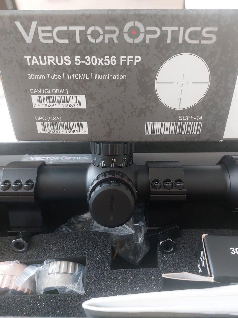 Review of the Taurus 5-30x56 FFP Optic from Vector Optics