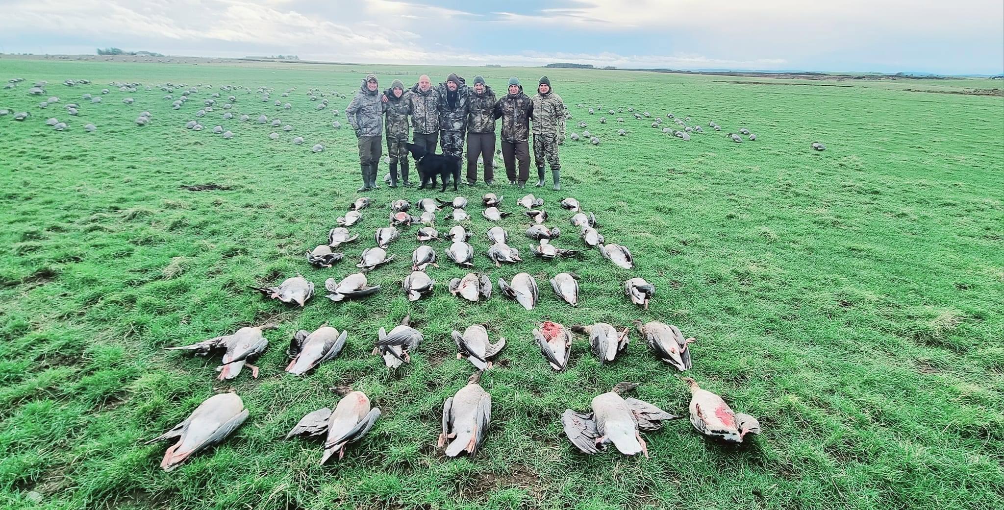 Ducks and geese season in Scotland is finish now .