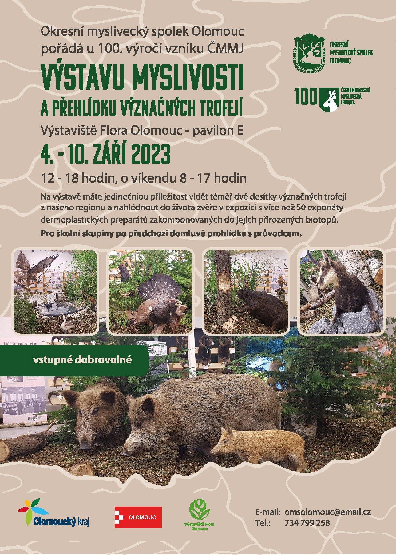 Výstava myslivosti a přehlídka význačných trofejí