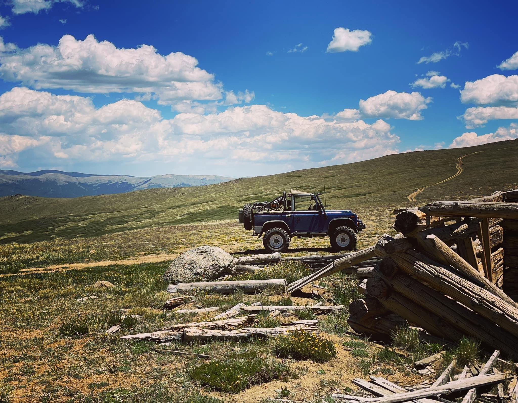 At 13,000 feet in the Rockies.