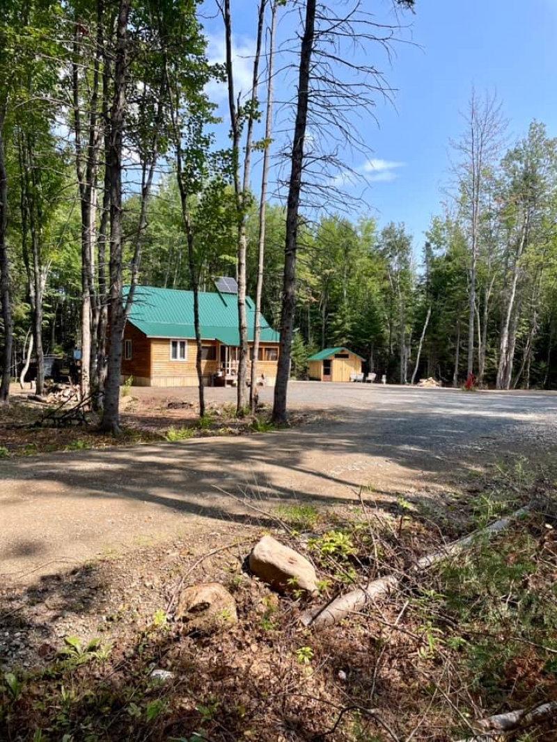 My off grid cabin cut and sawed every piece of lumber myself and built everything alone , loft has master bedroom with spare bedroom on main floor  , underneath spray foamed rest is R-20 .