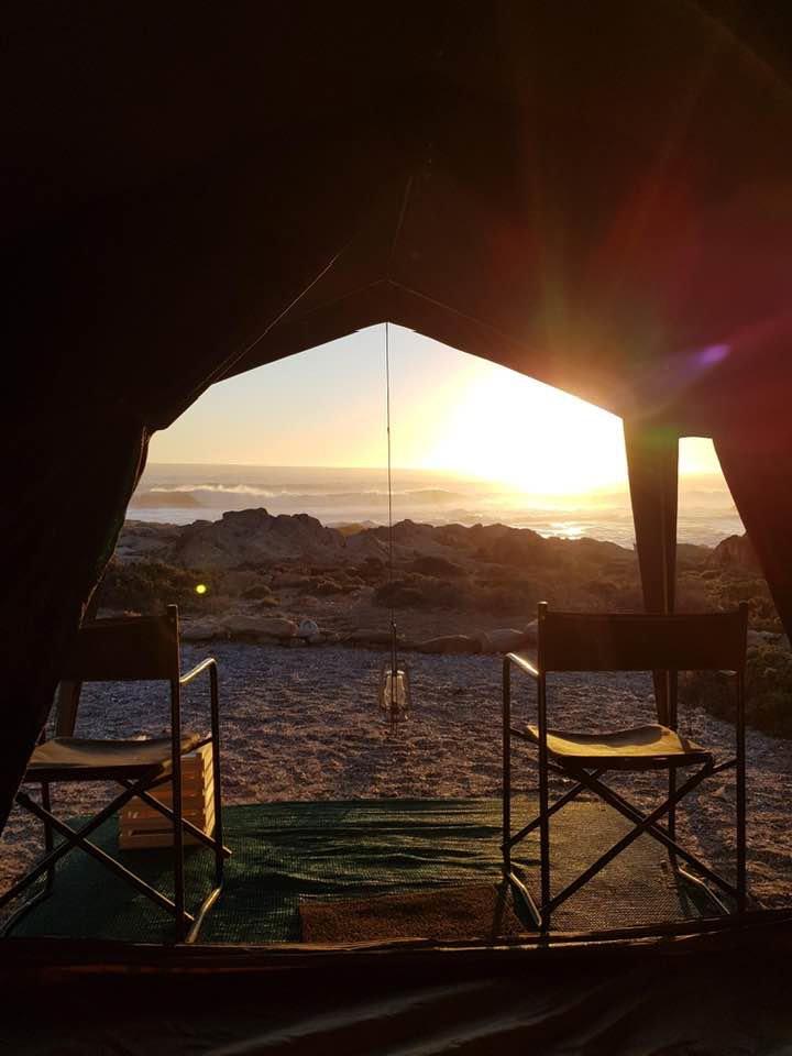 This was the View from our Tent, Namaqua National Park Southafrica
