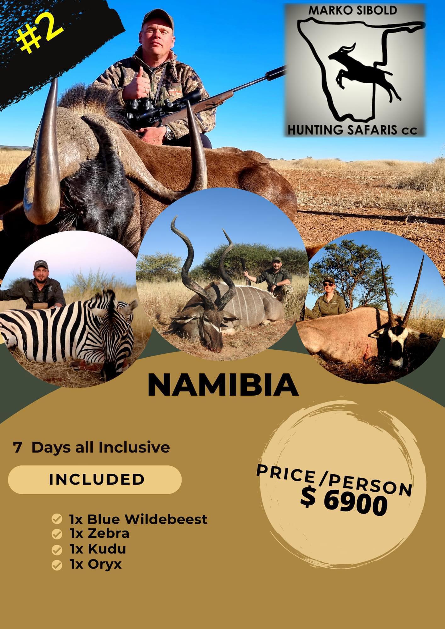 Hunting Packages in Namibia for 2024.