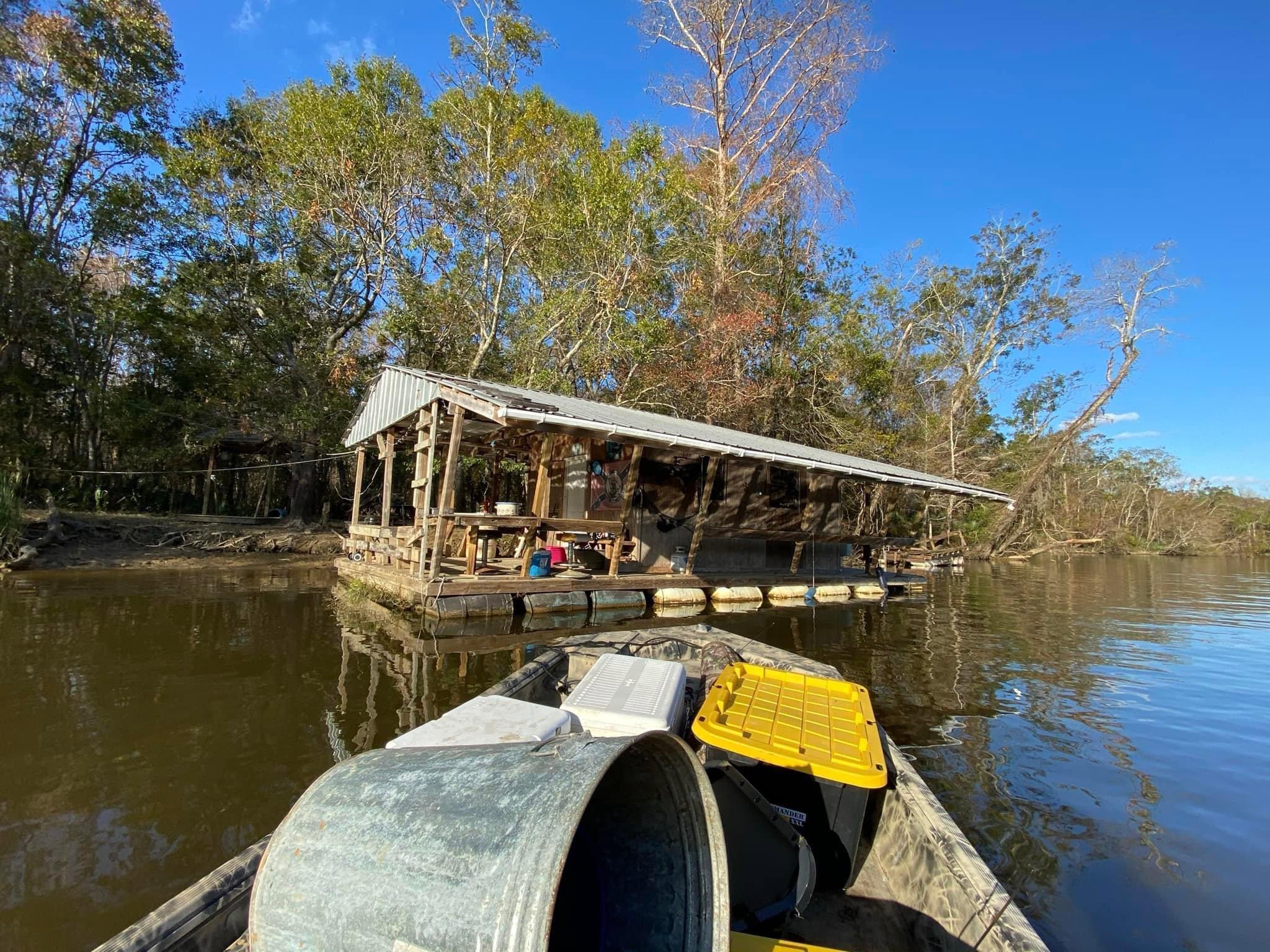 Saturday is opening day of Deer dog season and time to move to the off grid houseboat for a few months.