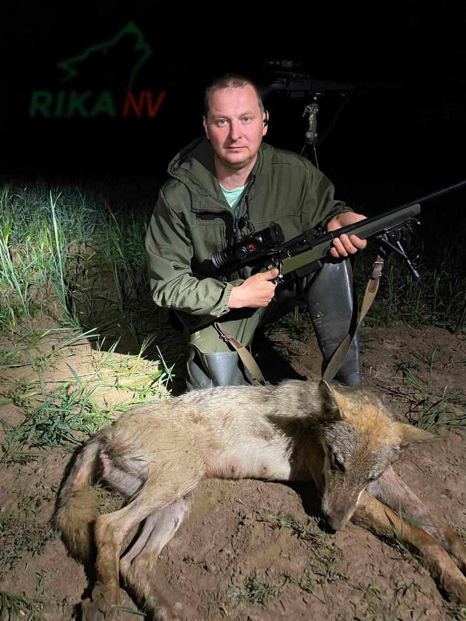 🐺🇧🇾Neki dan Dmitrij iz tima Evgenija Golubeva uspješno je lovio predatora u Bjelorusiji!