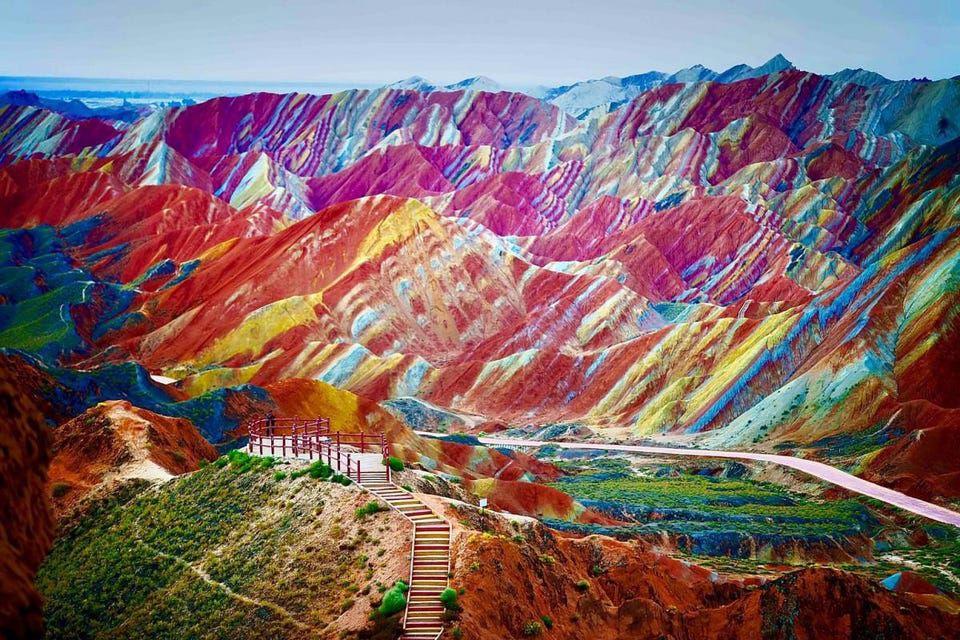 Zhangye Danxia Geopark, China