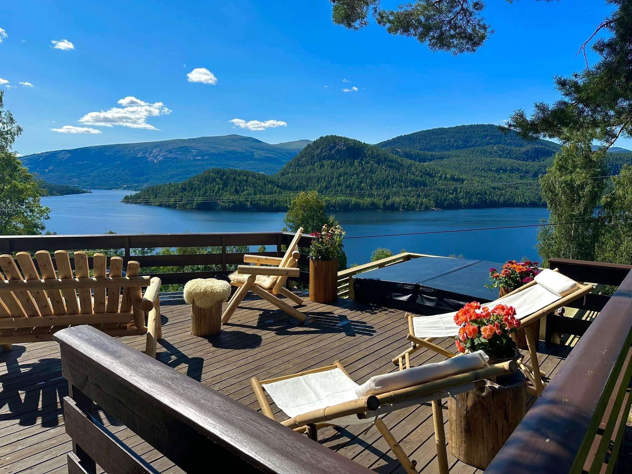 View from my lovely cabin in Norway 🇳🇴
