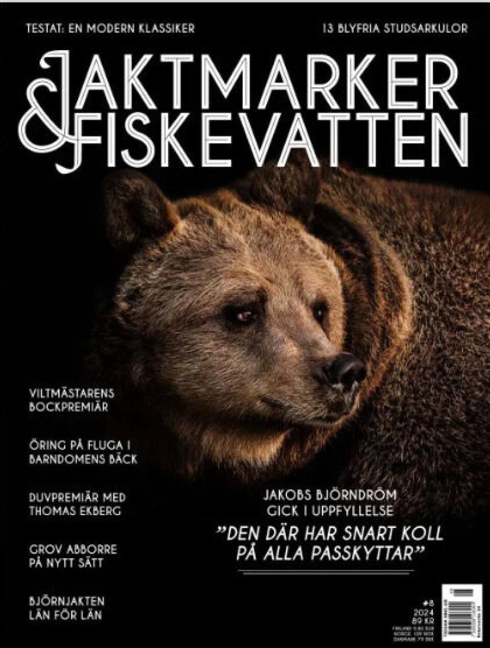 Jaktmarker & Fiskevatten which translates to "Hunting Grounds & Fishing Waters", is a premier Swedish magazine that has been delighting outdoor enthusiasts since its inception.