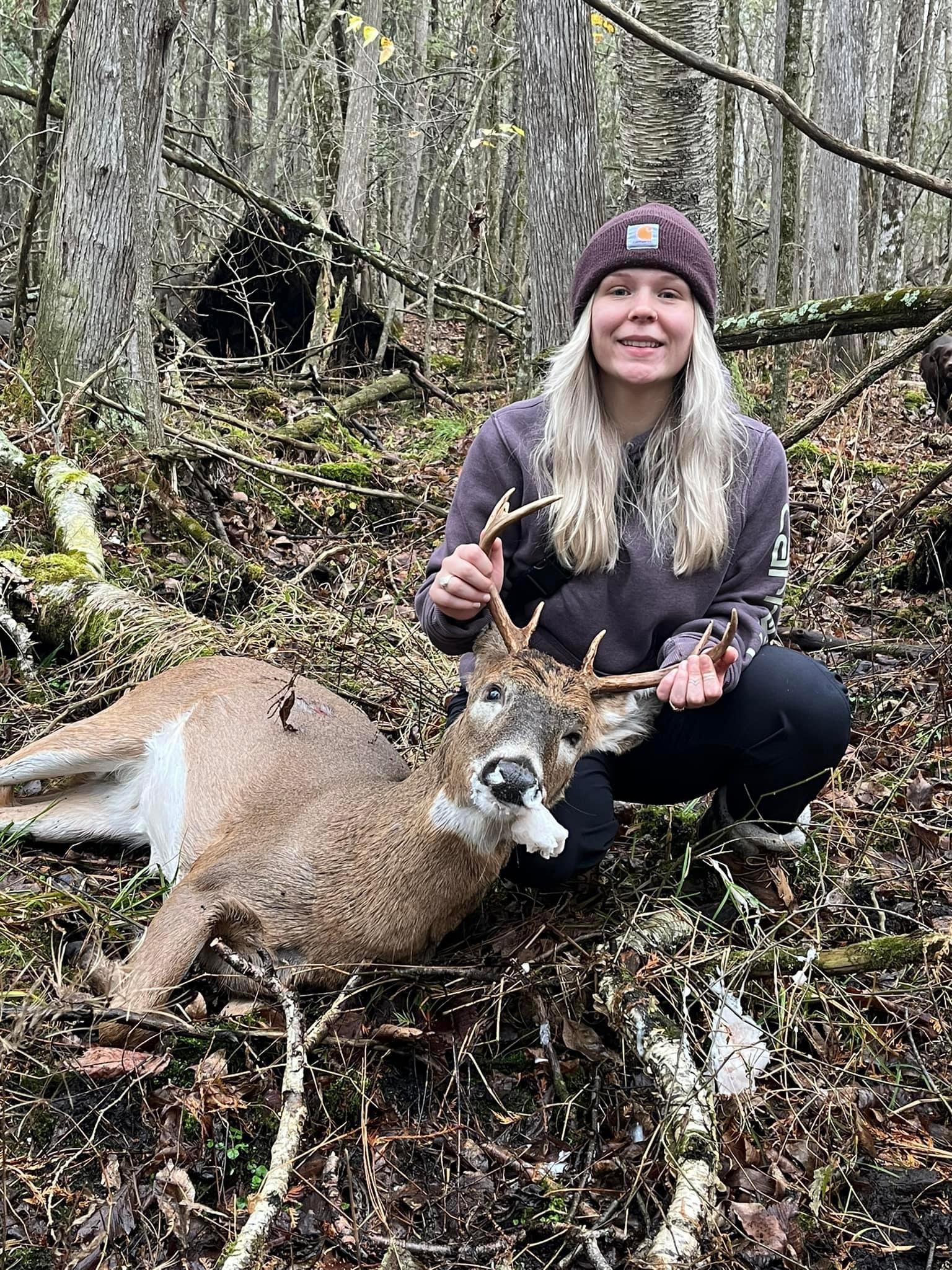🎉 Huge congratulations to my future daughter-in-law, Morgan Graham, on her first bow deer!