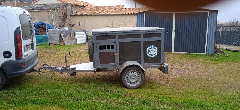remorque à chiens.
