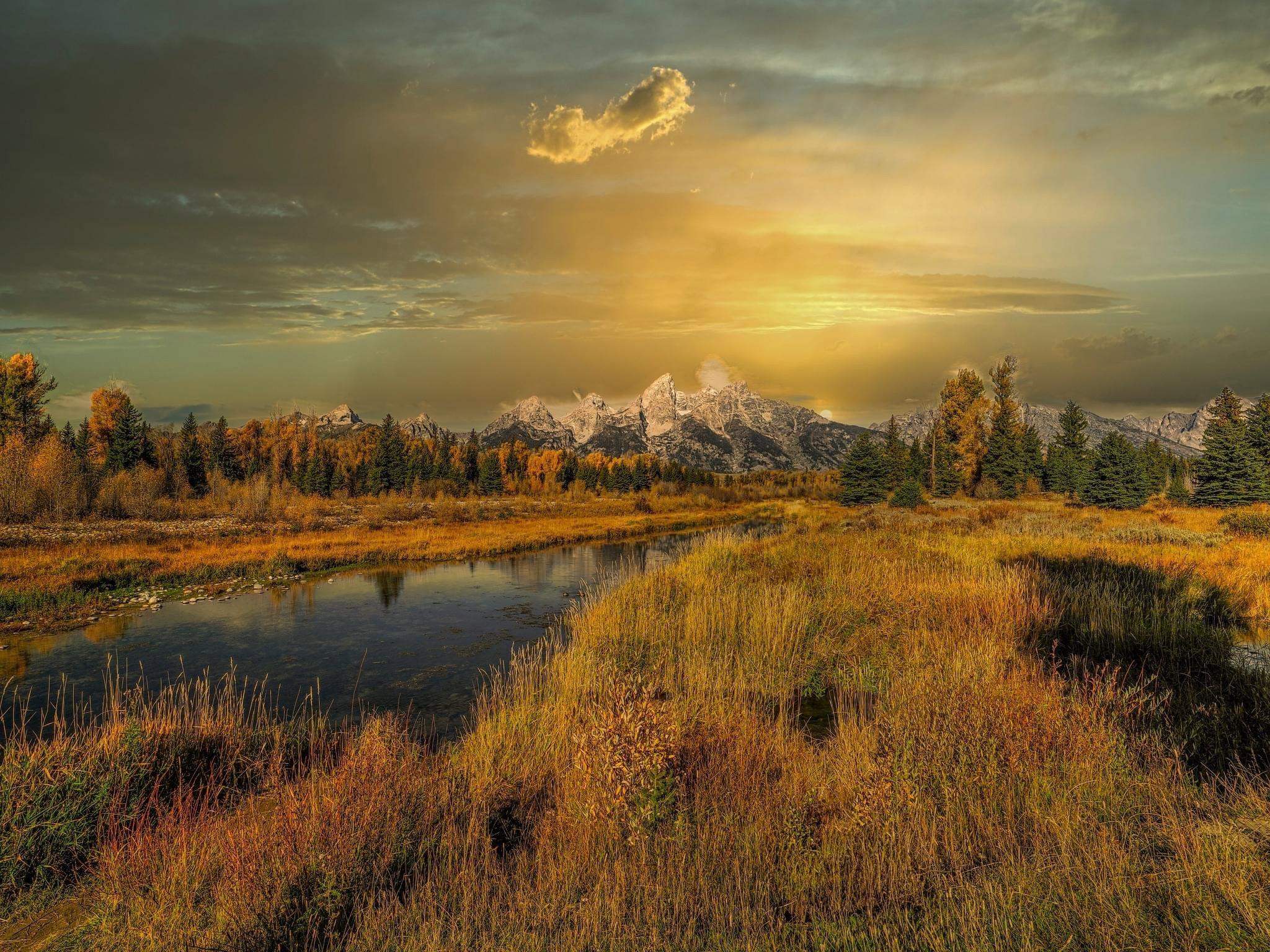 While we have a lot of beautiful national parks I'm not sure I could say that any are better than the Tetons.