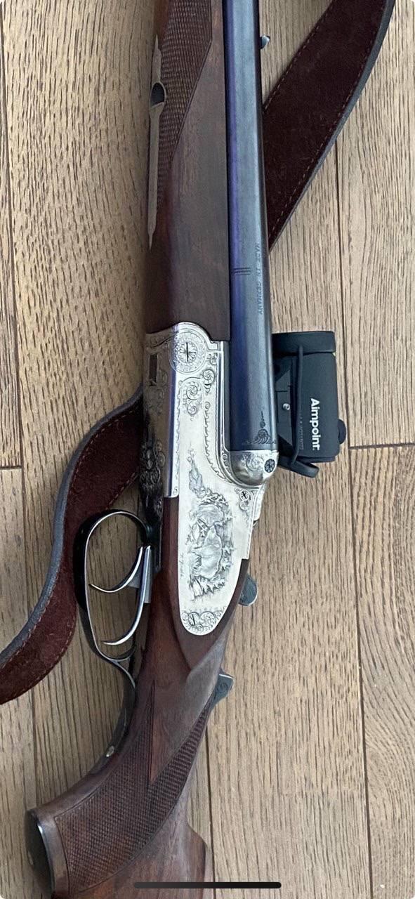 Honest Review of the Merkel Model 96K Drilling 7.65 + 2 x 12/76 with Collimator Scope  