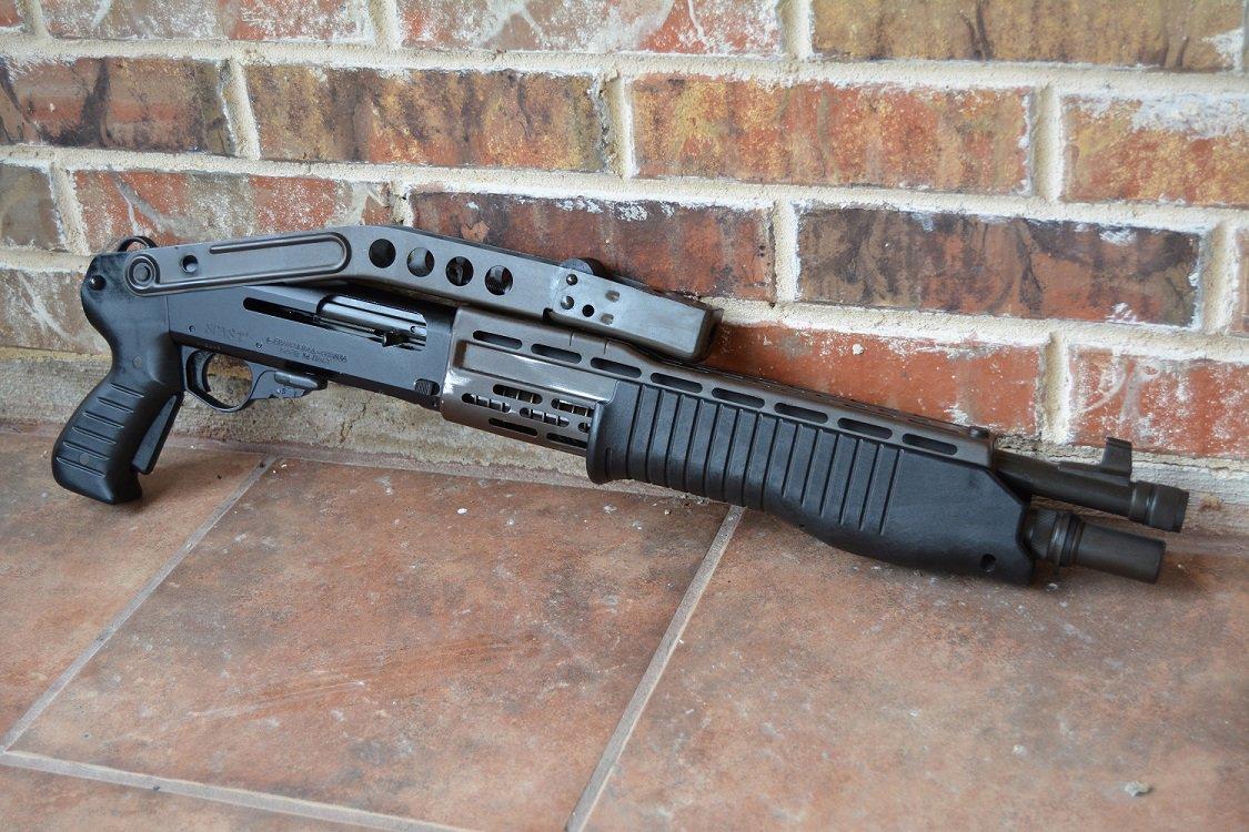The SPAS-12 was designed to function primarily in semi-automatic mode, with the pump-action mode used to reliably fire low-pressure ammunition such as tear gas rounds or less-lethal bean bags.