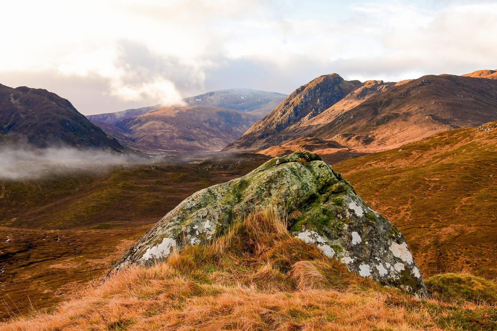 A wander up into the hills in search of Red stags .