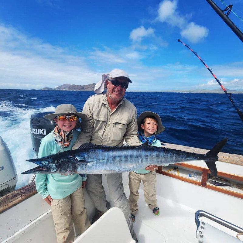 Wahoo and striped marlin are still happening in the Galapagos.