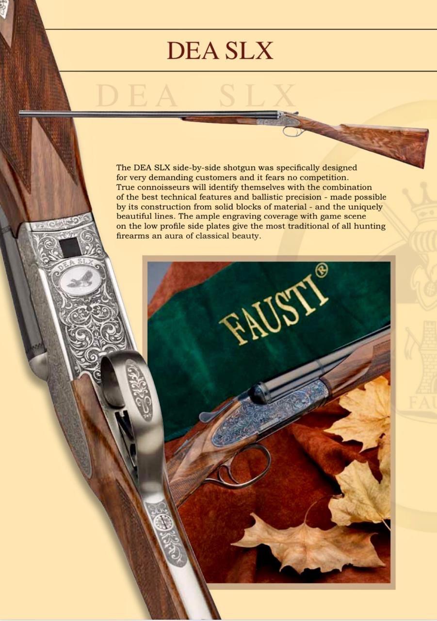 Fausti GRAND SLX Side-by-Side Shotgun: A Masterpiece of Italian Craftsmanship
