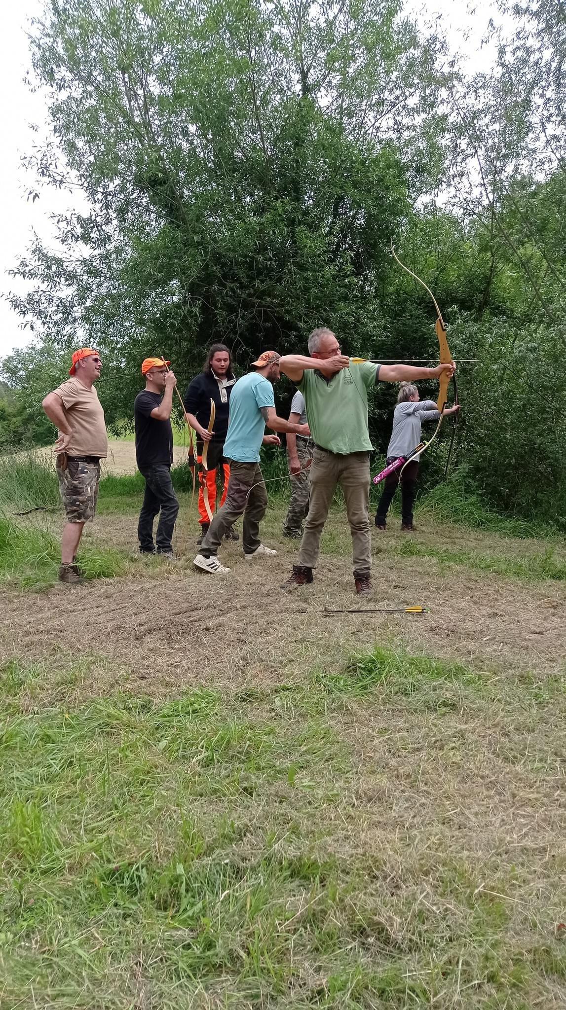Samedi s'est déroulée la formation "Chasse à l'arc" à l'Ecole Chasse Nature de St Astier.