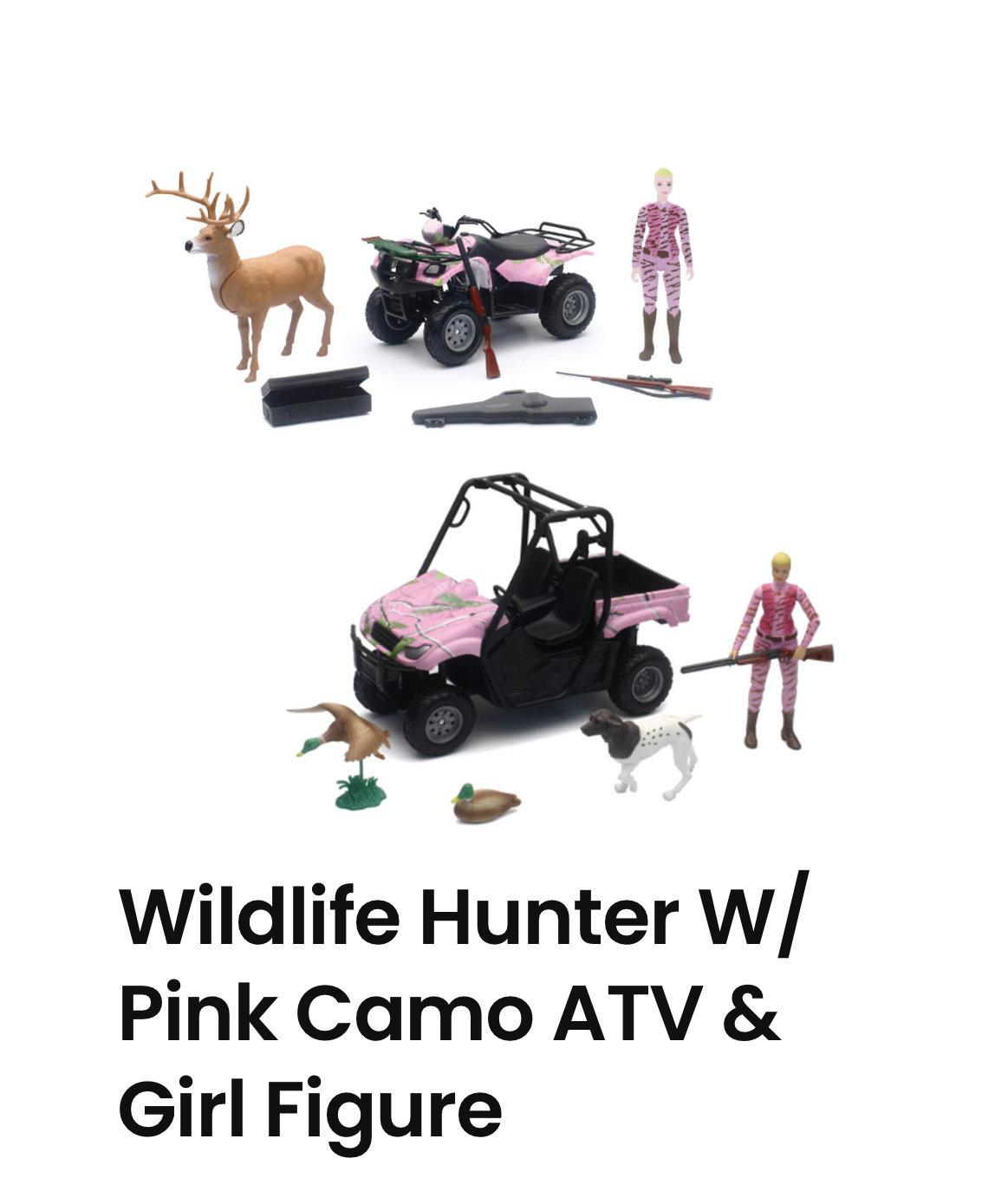 Описание игрушечных наборов для детей от 3-х лет серии Wildlife Hunter компании New Ray:  