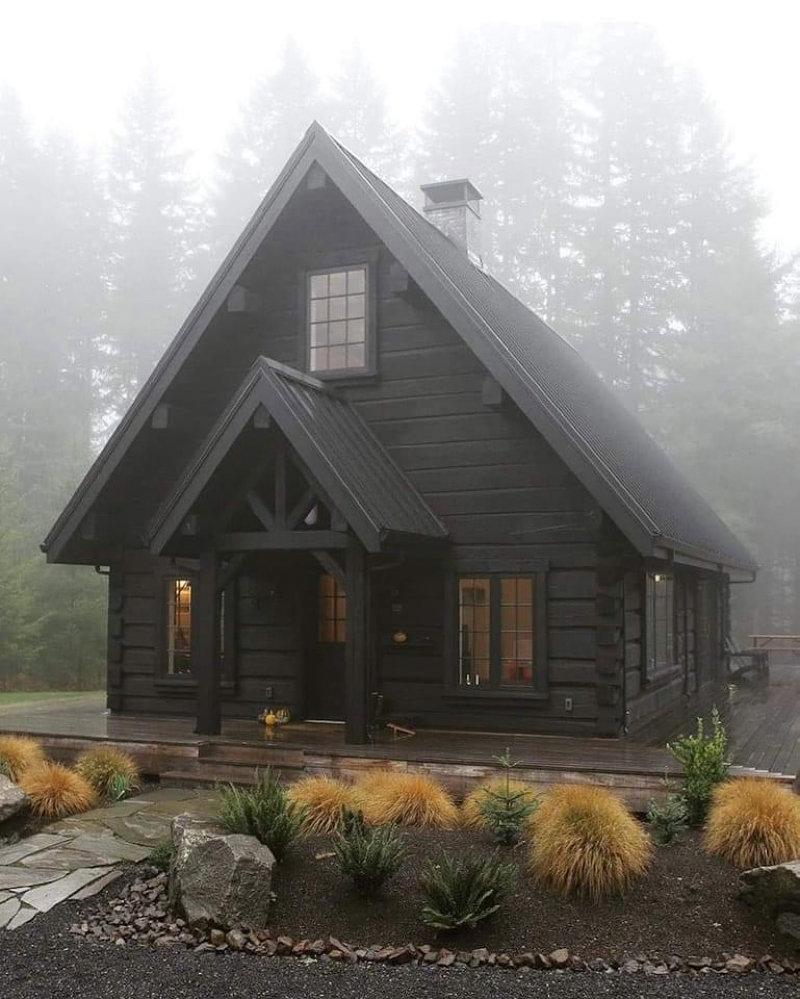 I love log cabins and it’s surrounding peaceful nature.