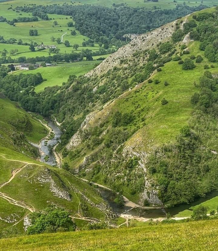 Dovedale is a valley in the Peak District of England ✨🌿