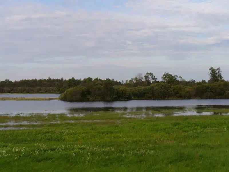 Dabas parks "Dvietes paliene" atrodas Daugavas kreisajā krastā.