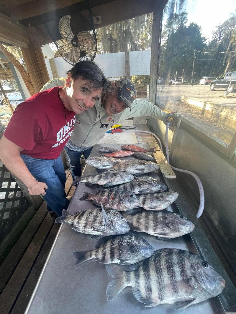 Were you wondering where and how to catch quality mangrove snapper and sheepshead on your boat!!!