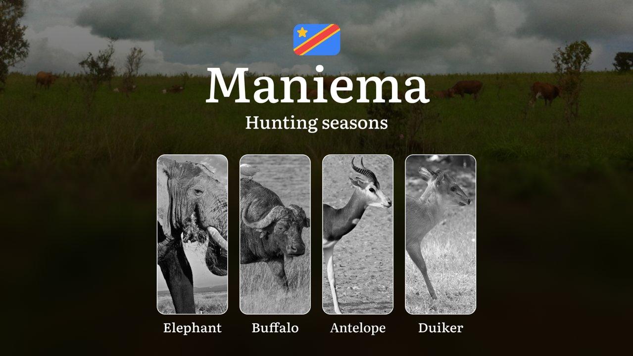 Seasonal Hunting Periods in Maniema: Seasonal Game Patterns, Licensing Rules, Documents, and Hunting Closures 