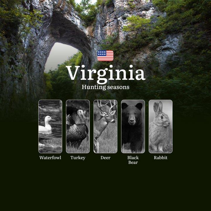 Hunting Seasons in Virginia, USA: Hunting Periods, Open and Close Dates, Licenses, Rules and Restrictions