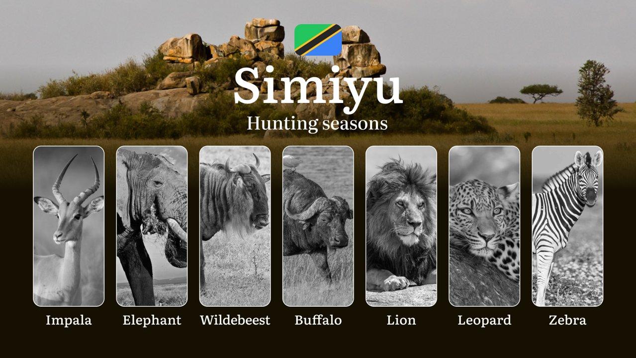 Hunting Calendar for Simiyu: Prime Times for Big and Small Game, Restricted Areas, Regulations and Exemptions, Obtaining Your Hunting Permit, Equipment, Locations, and Optimal Timing