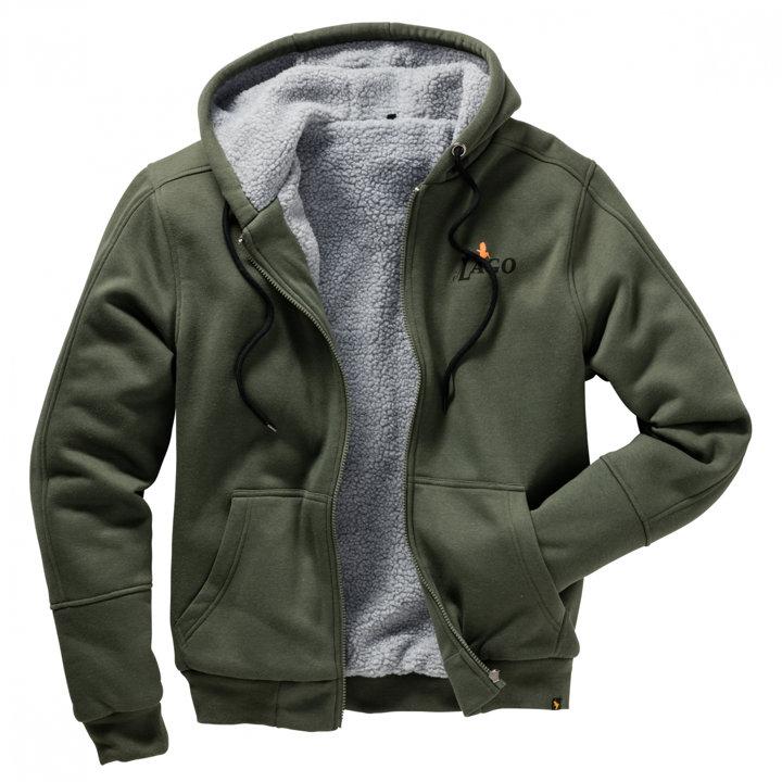  IL LAGO BASIC MEN'S TEDDY SWEAT JACKET SPIRIT