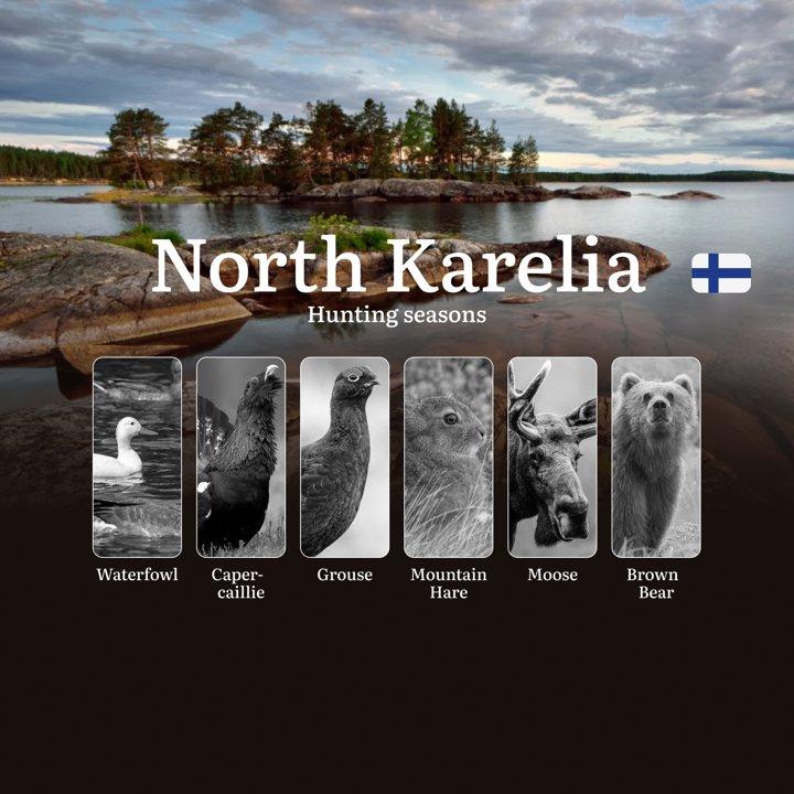 <strong>Hunting</strong> Seasons in NORTH KARELIA: Season Dates, Protected Species, Permit Requirements, Crucial Regulations and Penalties for Violating Laws

North Karel