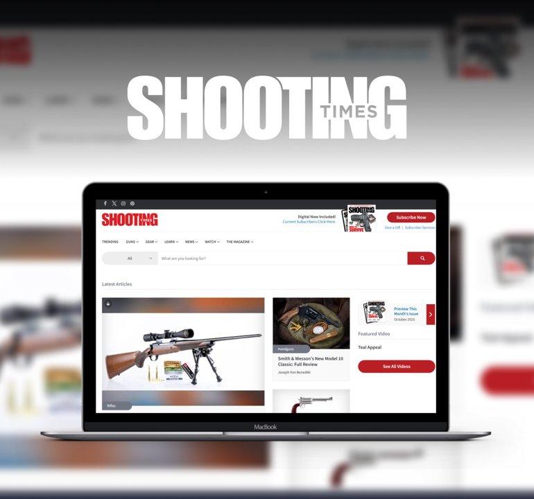 Shooting Times — Guns Ballistics, Rifle Reviews & Range Tests

Shooting Times provides rigorous rifle reviews, ballistics testing, ammo performance data and practical sho