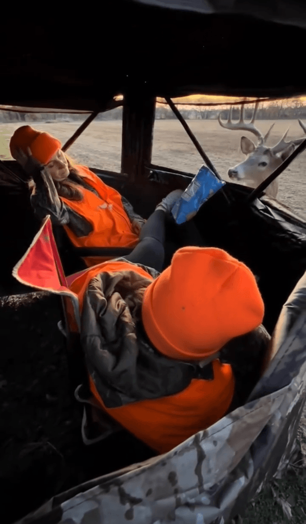 There are a lot of videos with sleeping hunters. If they are staged or real?
