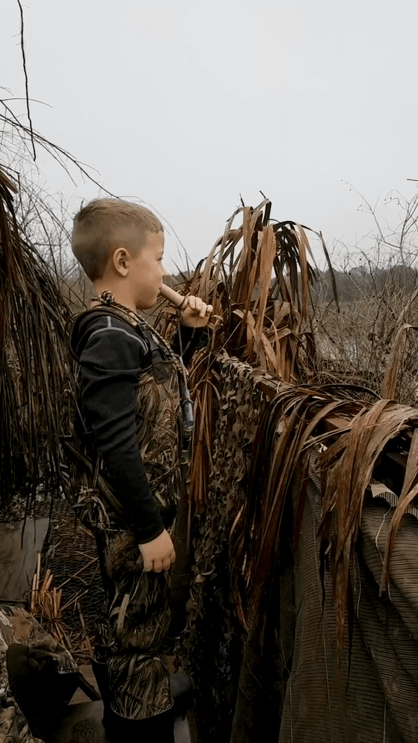 Are you sure you really know how to use a duck decoy (duck call)? If yes, watch this video. 
Bet this kid can become your guru on this thorny path…