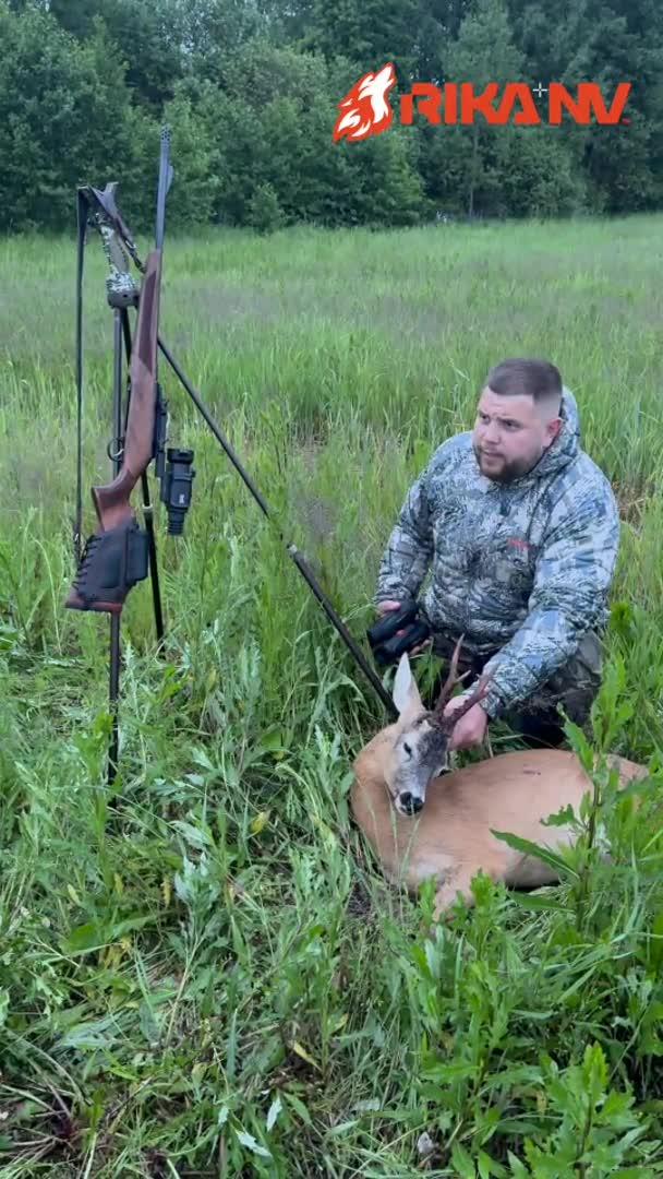 Good morning and good day to all from our RikaNV team! 🦌
We start the day with Ilya Zuenko's successful hunt for roe deer in Belarus!🇧🇾
A very good goat was caught -