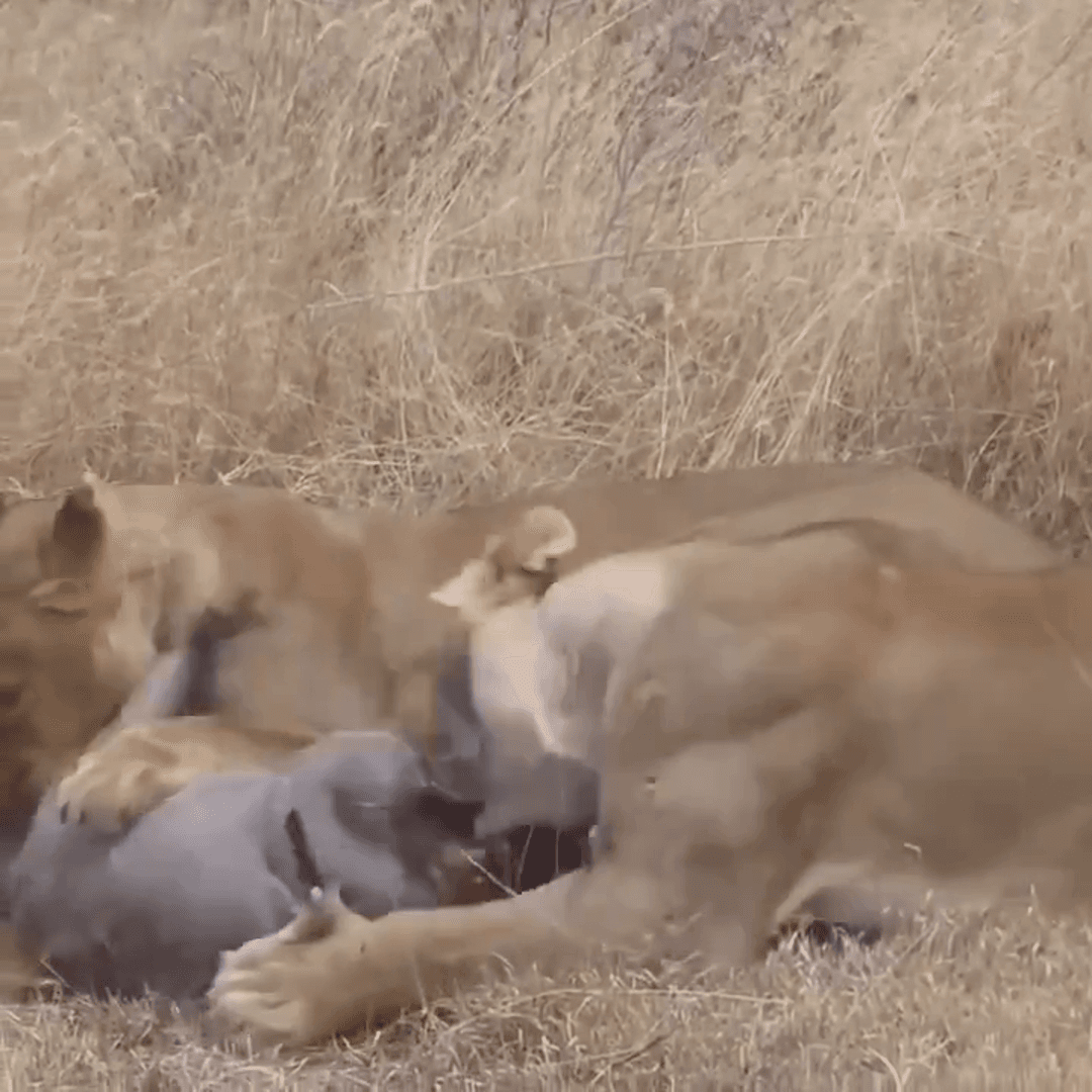 Warthog eaten alive (HD)🔥